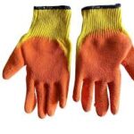 GUANTE PVC LIVIANO  AMARILLO Y NARANJA