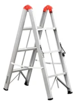 ESCALERA ALUMINIO 3 ESCALONES ULTRACOMPACTA - MIYAWA