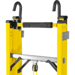 Escalera Extensible Fibra De Vidrio 2x14 Peldaños 436/772 Cm